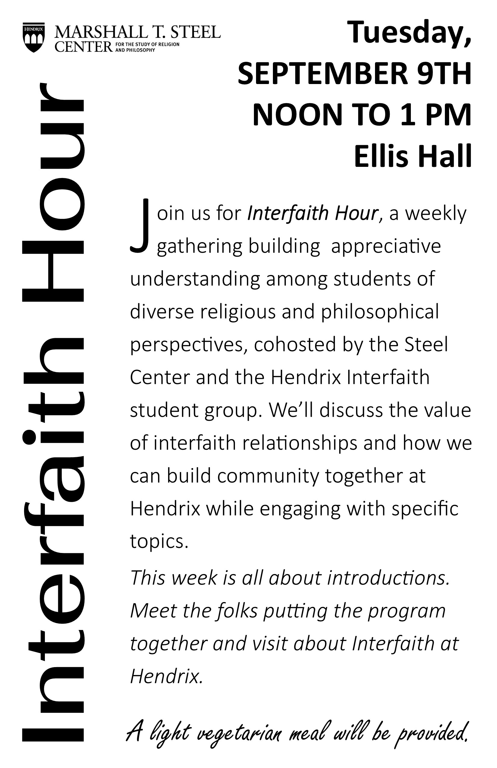 Interfaith Hour Intro September 9th 2025 Interfaith Hour Intro September 9th 2025